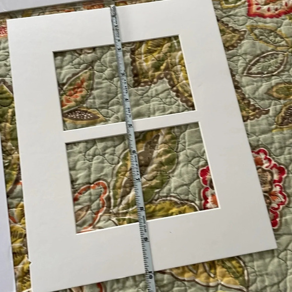 5 new/unused white picture frame mats. Sizes shown in pics. - Picture 8 of 8